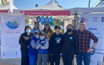 Programa de educación ambiental Cosechadores de Agua expone en el Festival de Ciencias de Explora con el Fondo de Agua Santiago Maipo